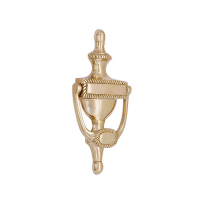 Polished Brass Georgian Door Knocker  Home Decor