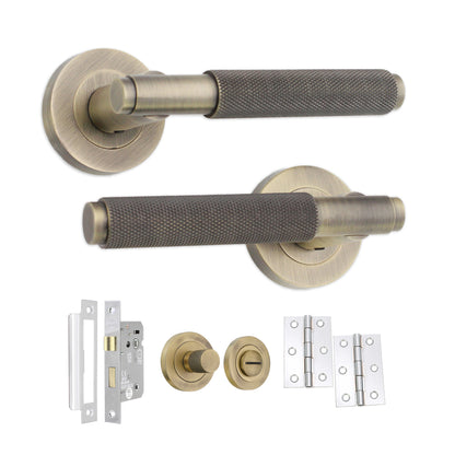 Lever on Rose Bath Pack Home Decor