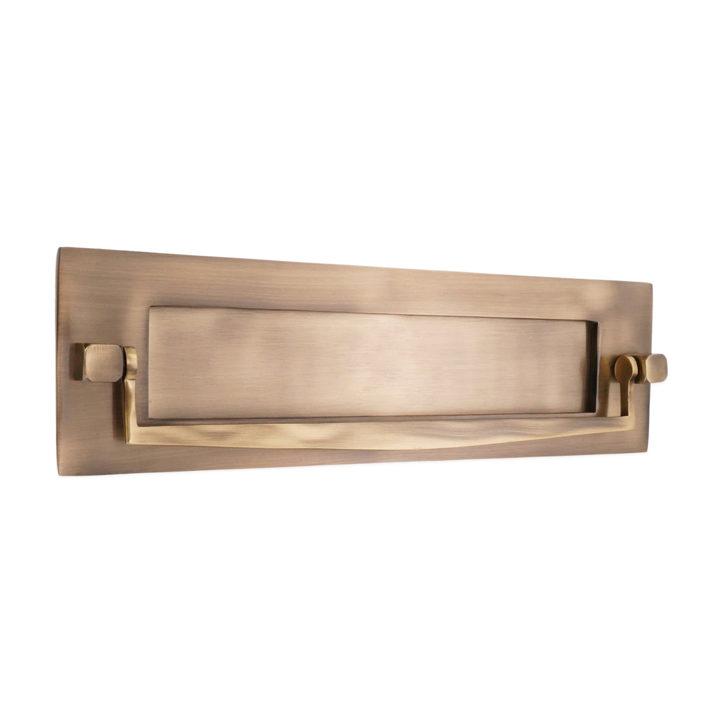 Victorian Knocker Postal Plate 250mm Antique Brass Home Decor