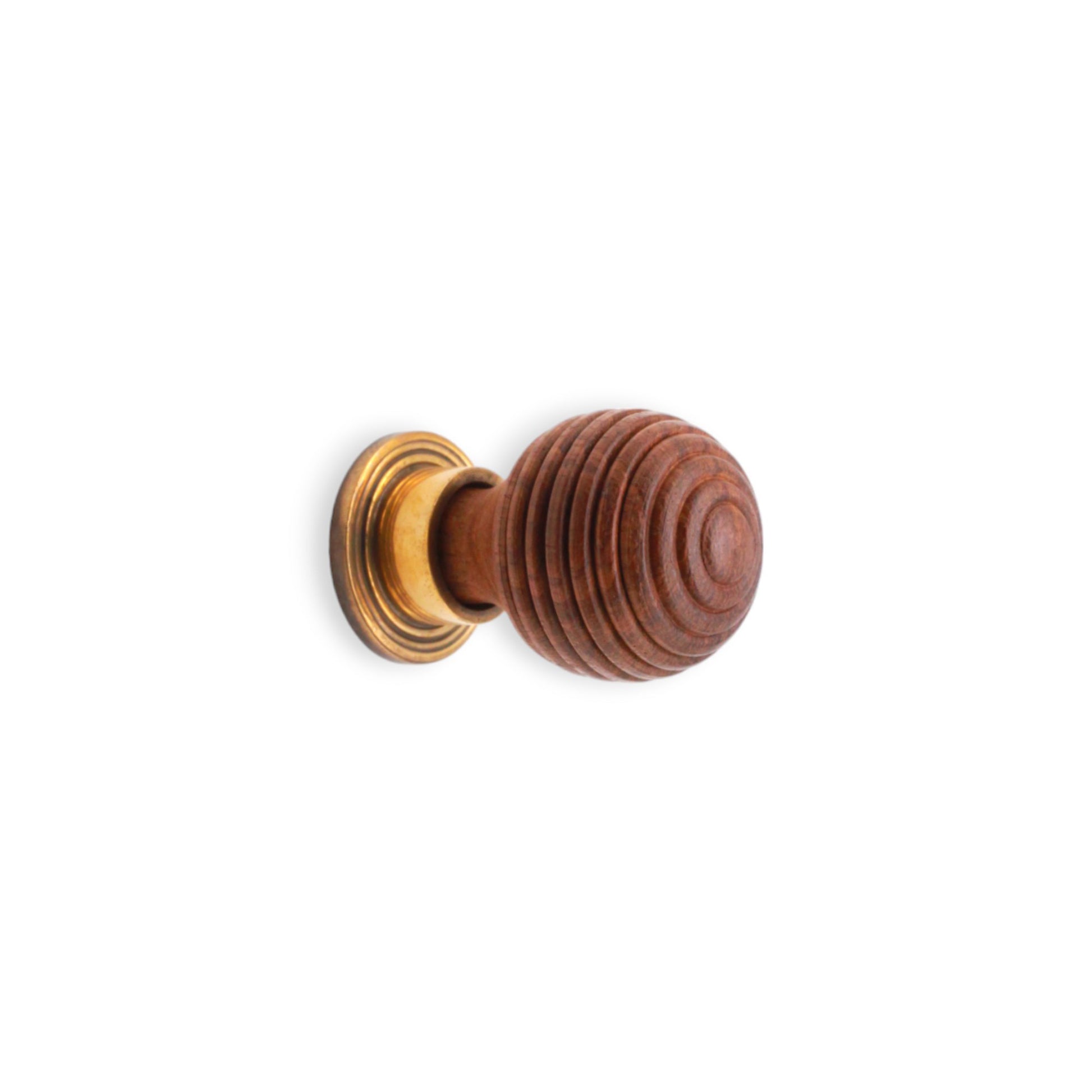 Rosewood Preston Small Cupboard Knob Aged Brass Home Decor