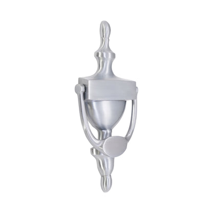 Satin Chrome Victorian Door Knocker Home Decor