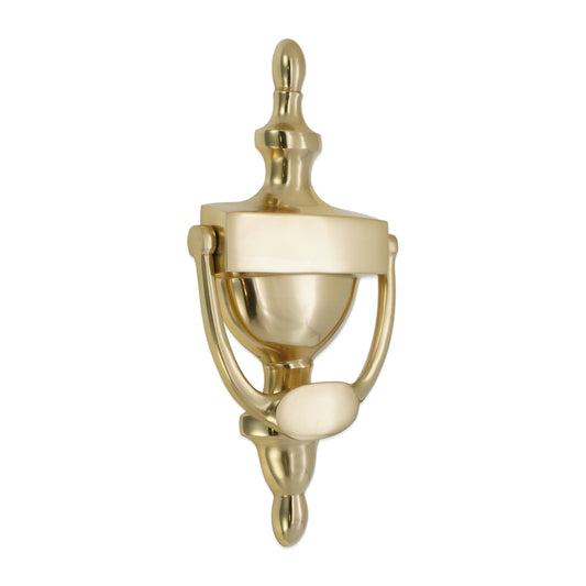 Heurtoir de porte victorien 200 mm en laiton poli
