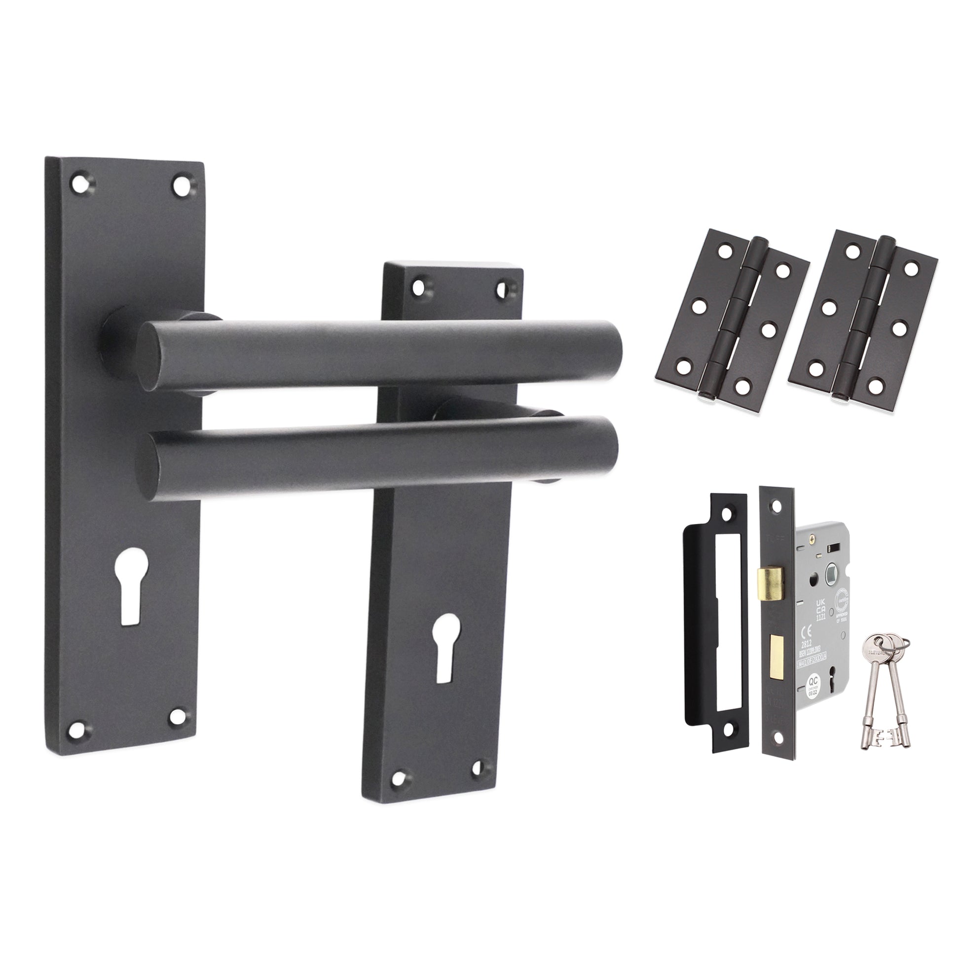 Lever on Backplate Lock Pack Home Decor
