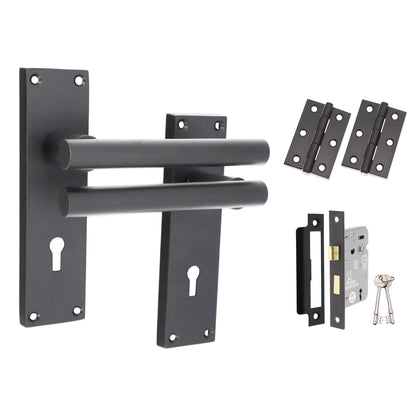 Lever on Backplate Lock Pack Home Decor