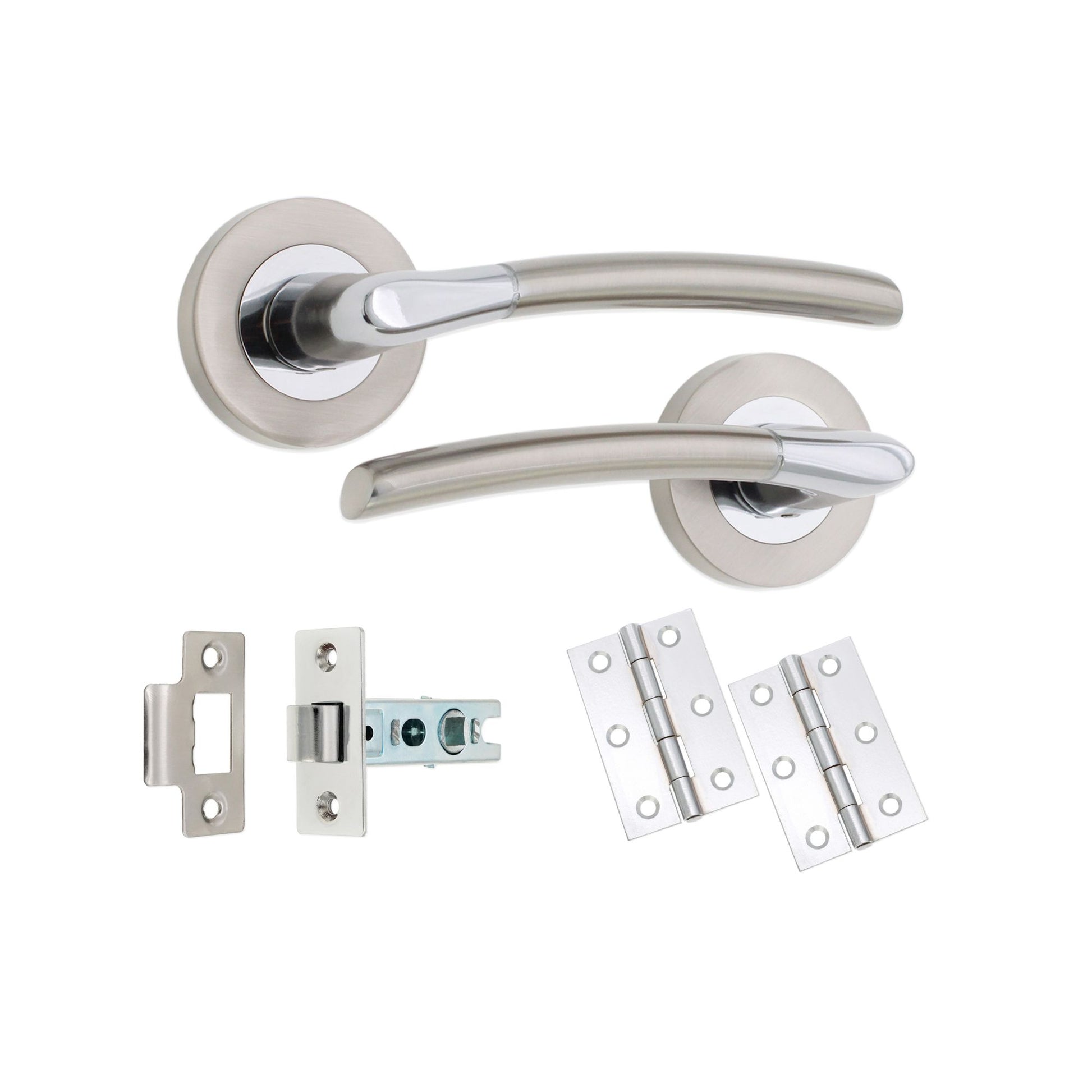 Lever on Rose Latch Pack Home Decor