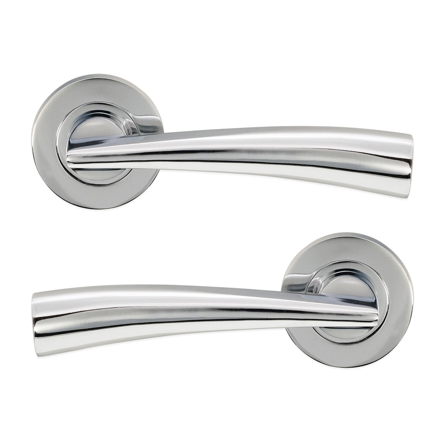 Polished Chrome Leygo Lever Door Handle Home Decor