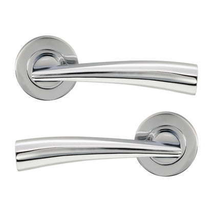 Polished Chrome Leygo Lever Door Handle Home Decor