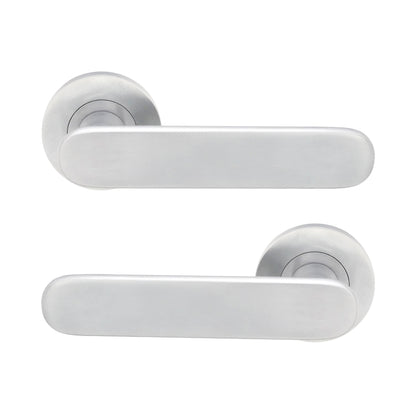 Satin Chrome Lever Door Handle Home Decor