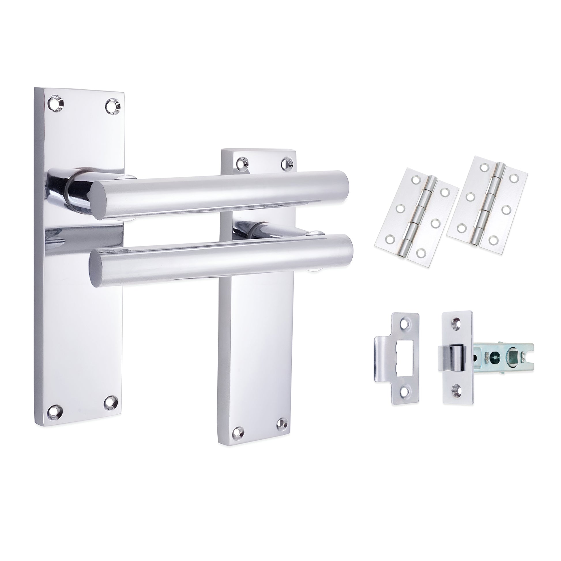 Lever on Backplate Latch Pack Home Decor