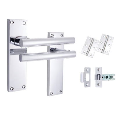 Lever on Backplate Latch Pack Home Decor