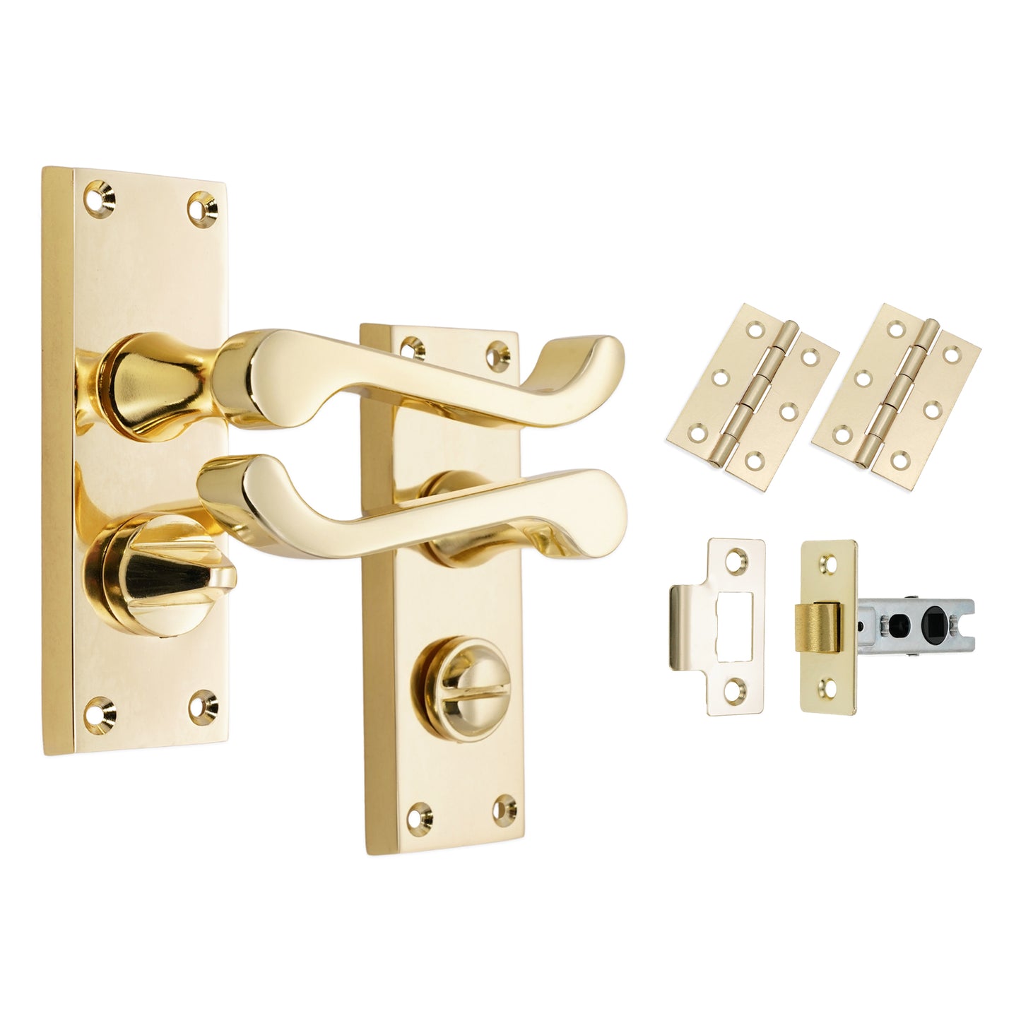 Lever on Backplate Latch Pack Home Decor