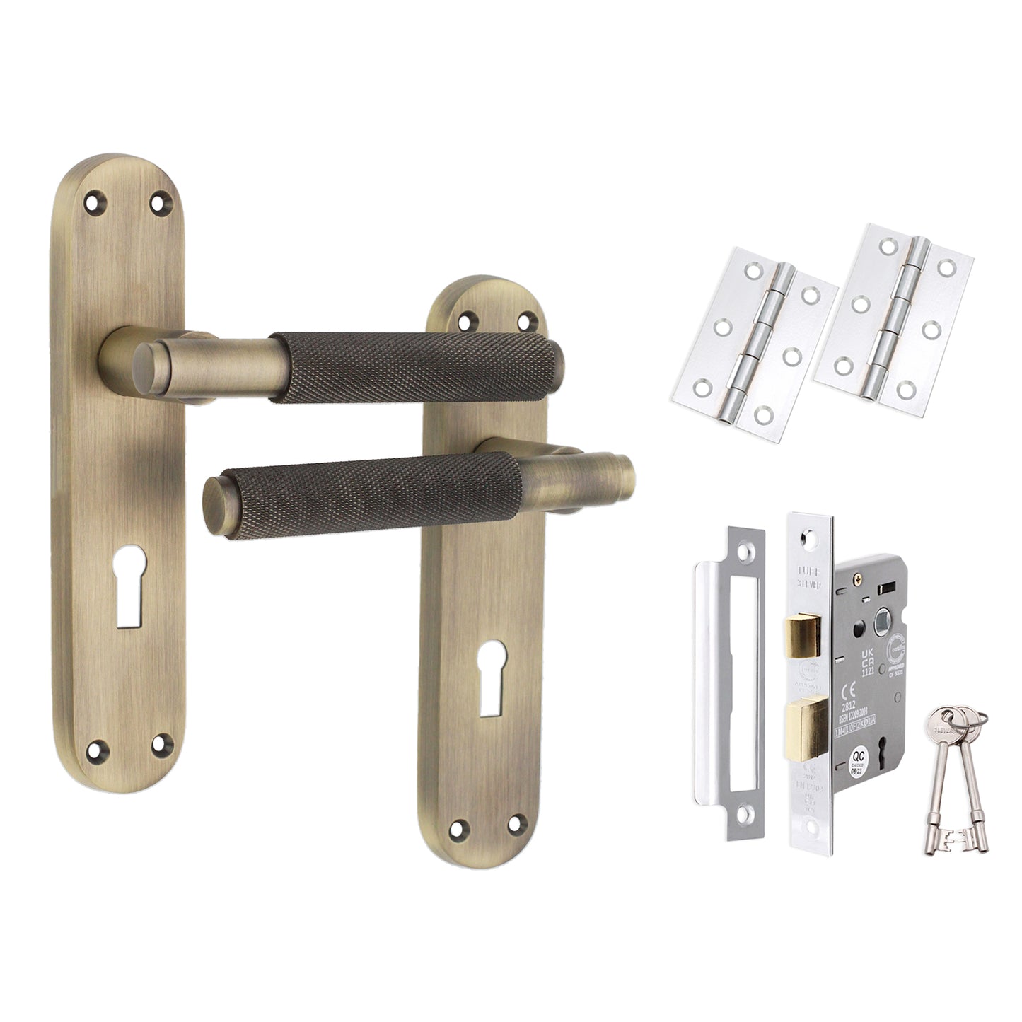 Lever on Backplate Lock Pack Home Decor