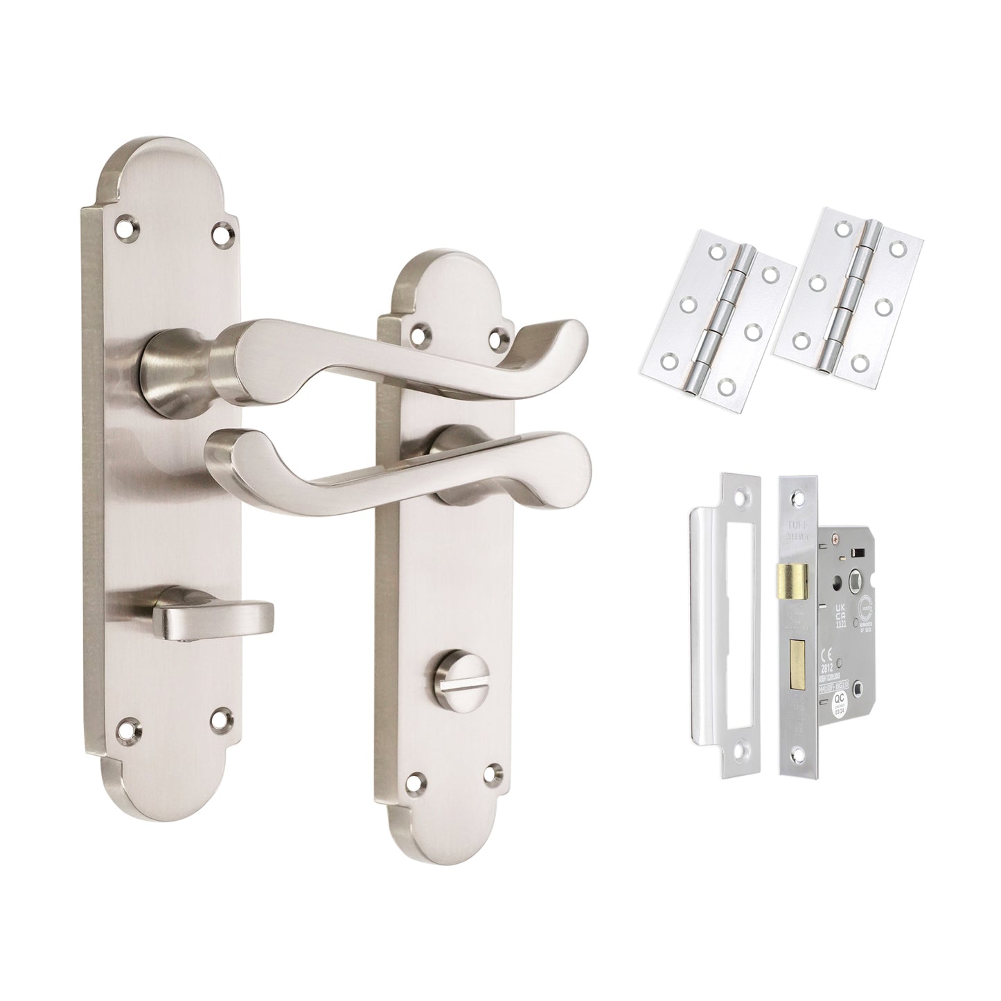 Lever on Backplate Bath Pack Home Decor