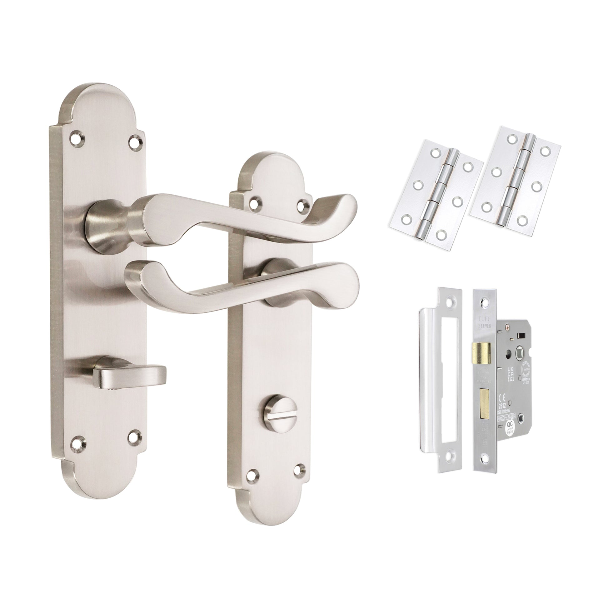Lever on Backplate Bath Pack Home Decor