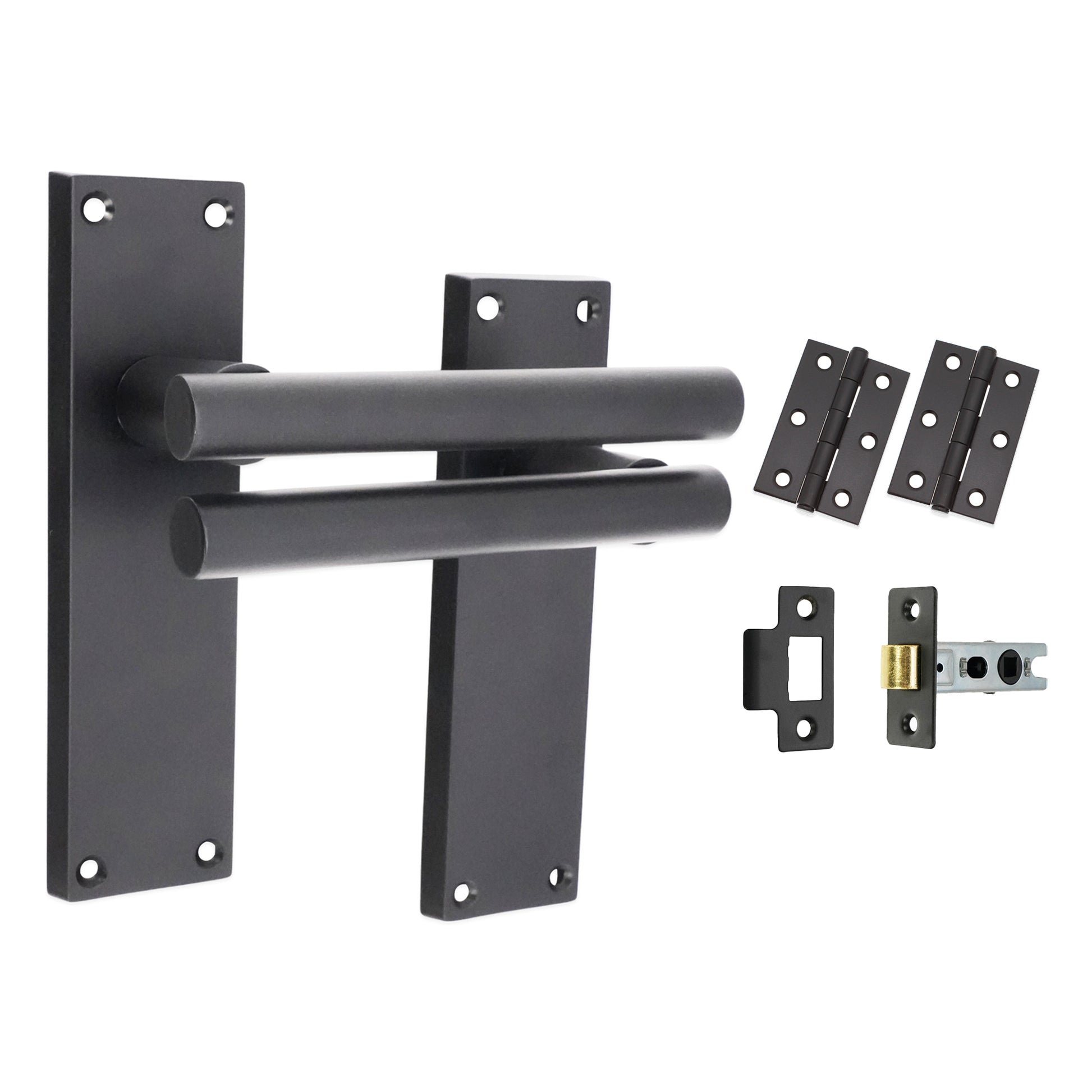 Lever on Backplate Latch Pack Home Decor