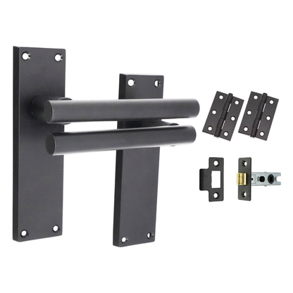 Lever on Backplate Latch Pack Home Decor