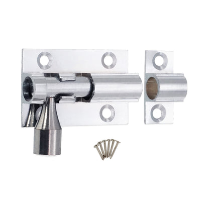 Polished Chrome Brass Barrel Bolt Home Decor