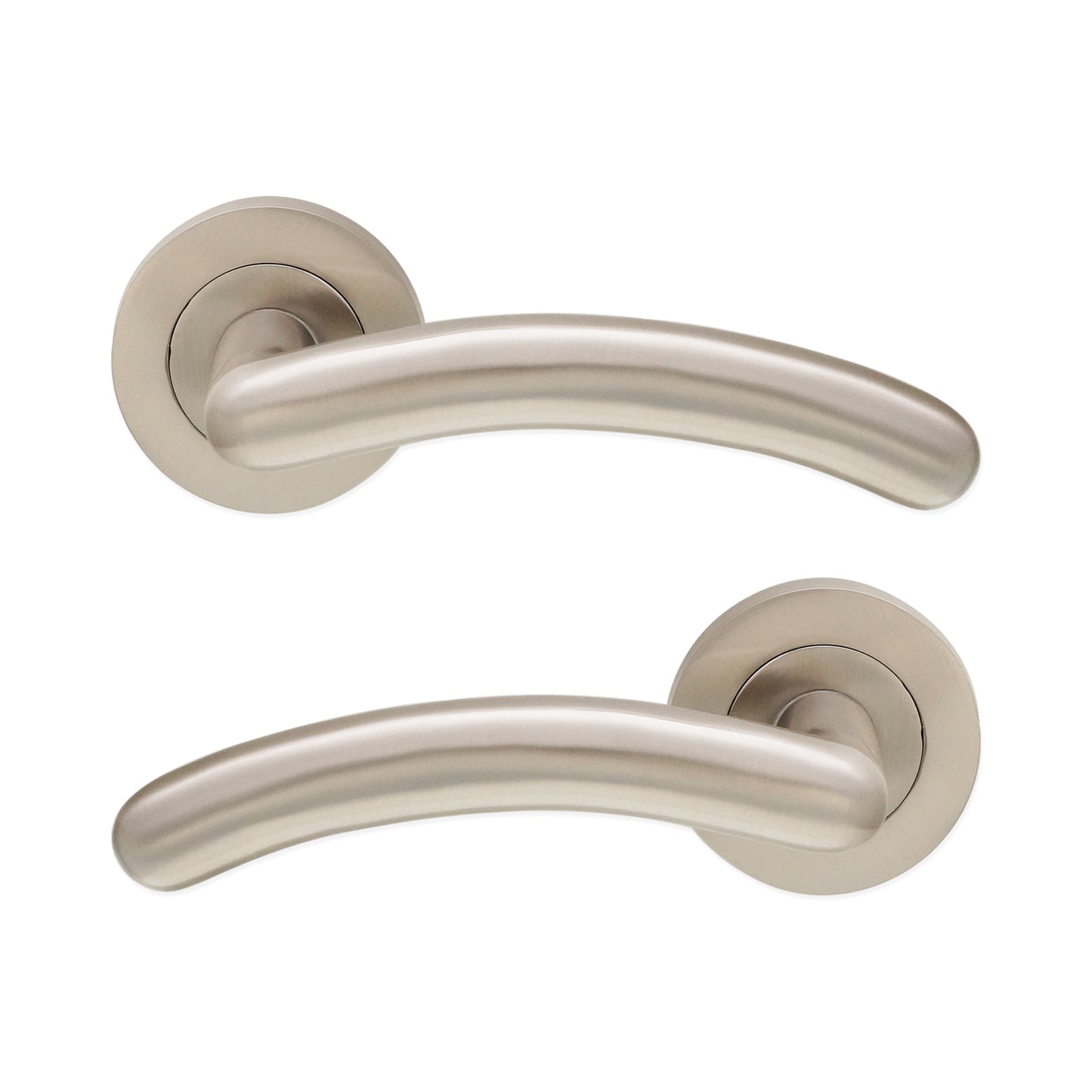 Satin Nickel Lever Door Handle home Decor  