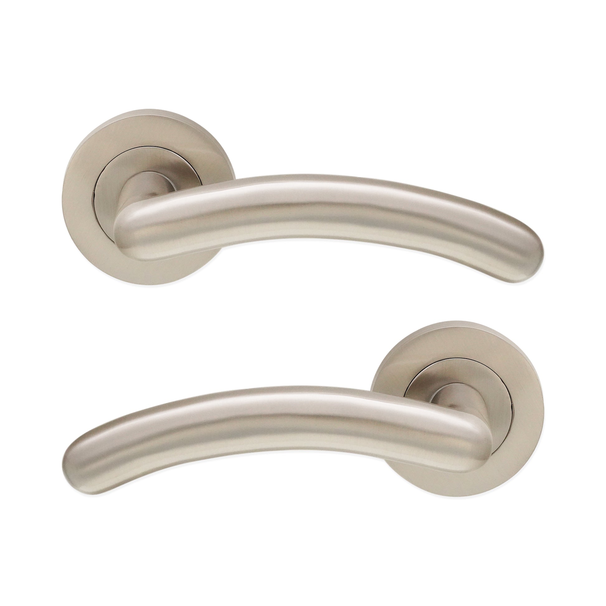 Satin Nickel Lever Door Handle home Decor  