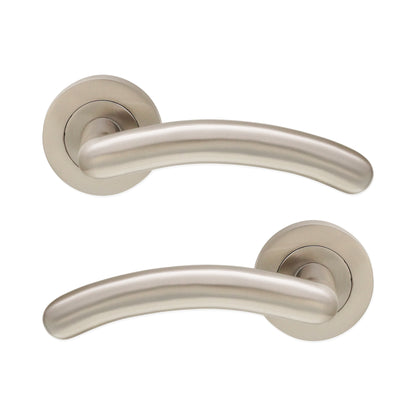 Satin Nickel Lever Door Handle home Decor  