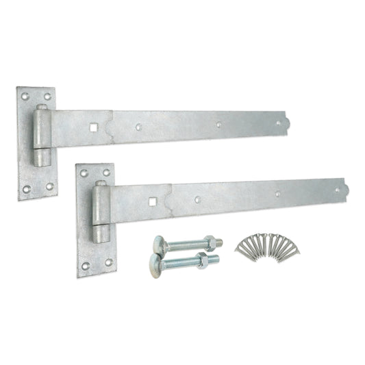 Hook and Band Hinge (2)- Straight 24" - 600mm Zinc