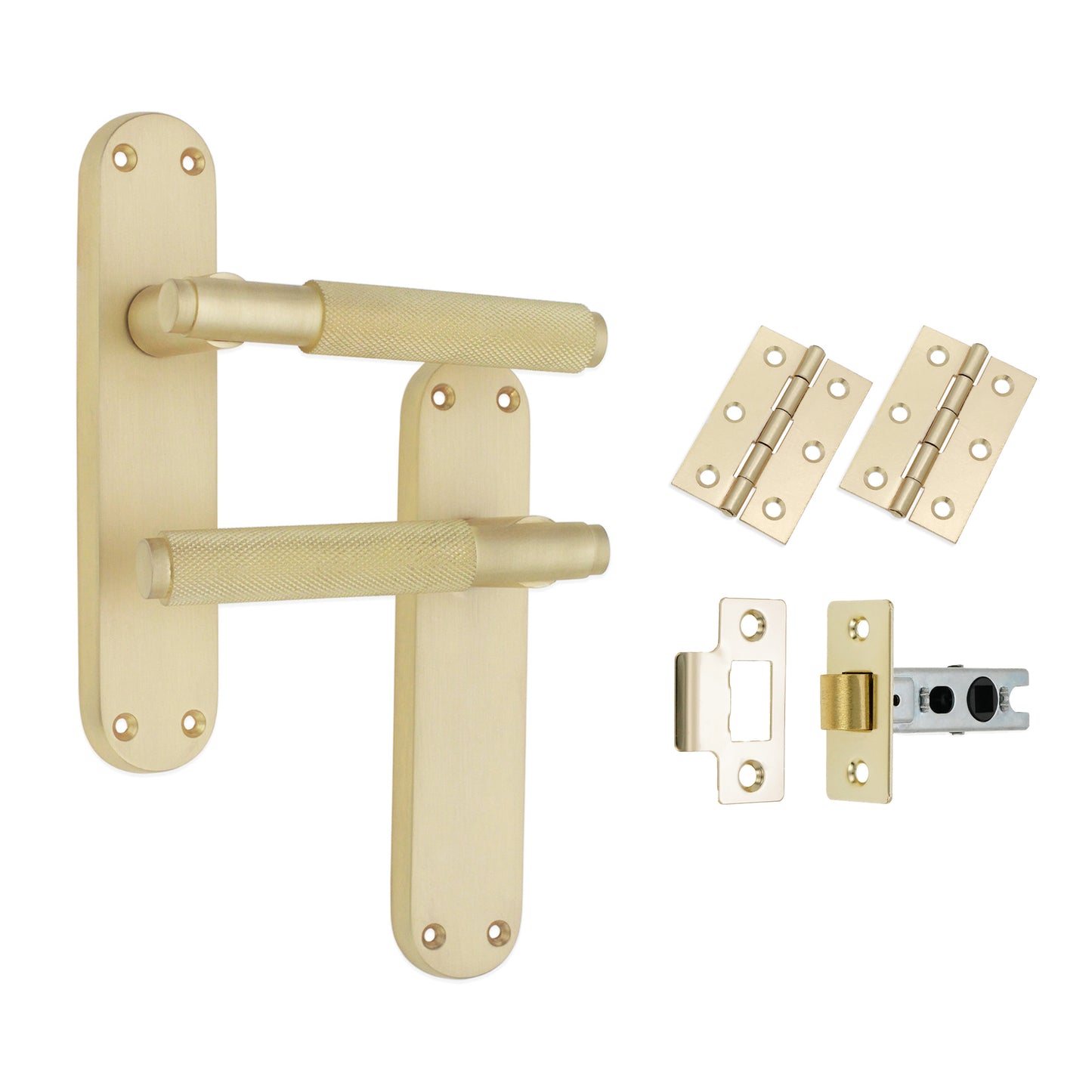 Lever on Backplate Latch Pack Home Decor