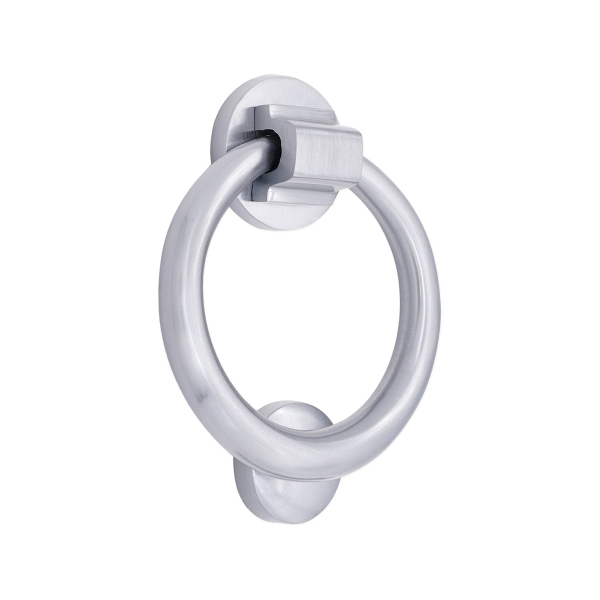 Satin Chrome Ring Door Knocker Home Décor
