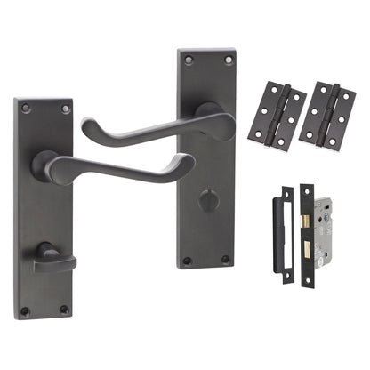 Lever on Backplate Bath Pack Home Decor
