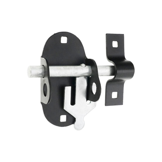 Iron Oval Pad Bolt Black