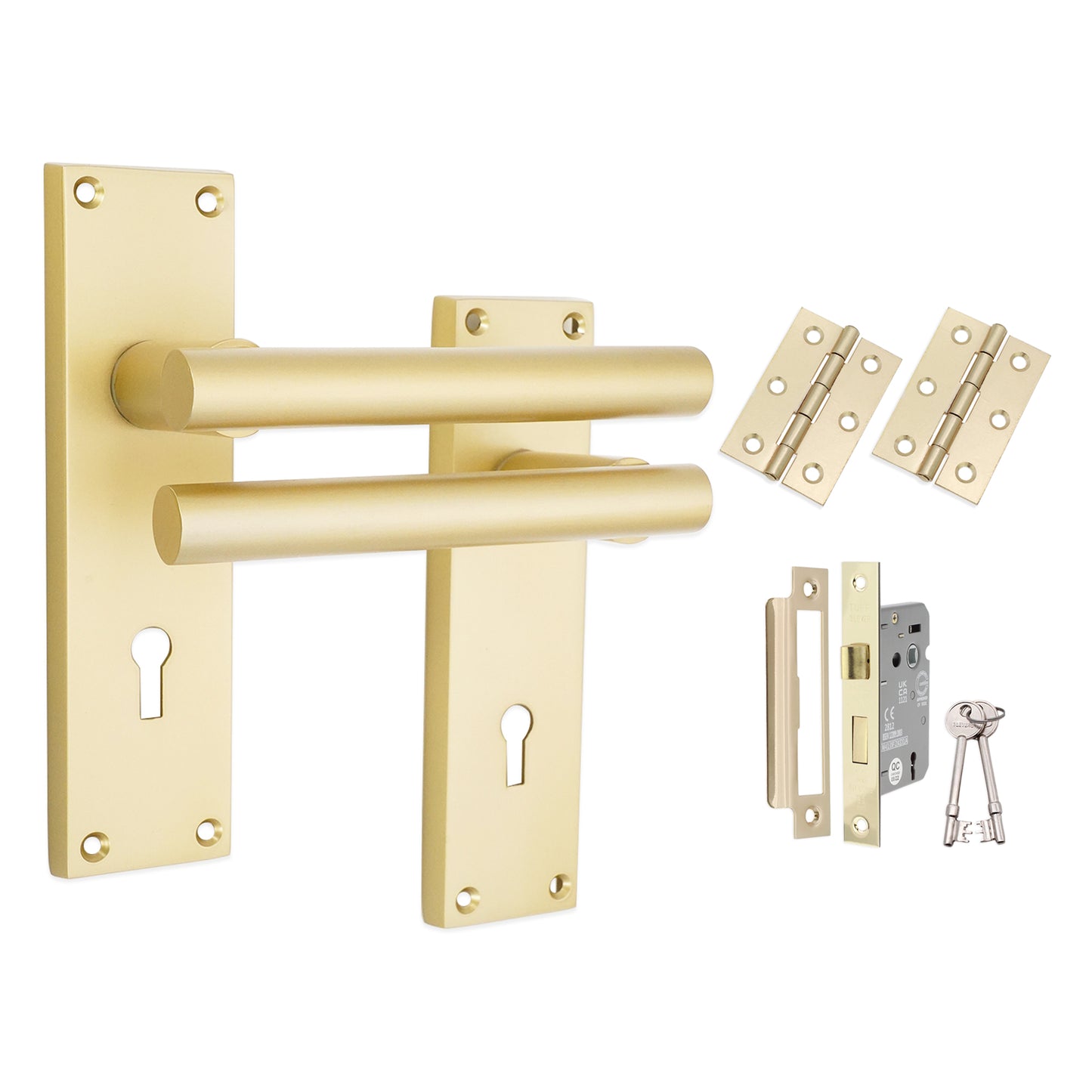 Lever on Backplate Lock Pack Home Decor