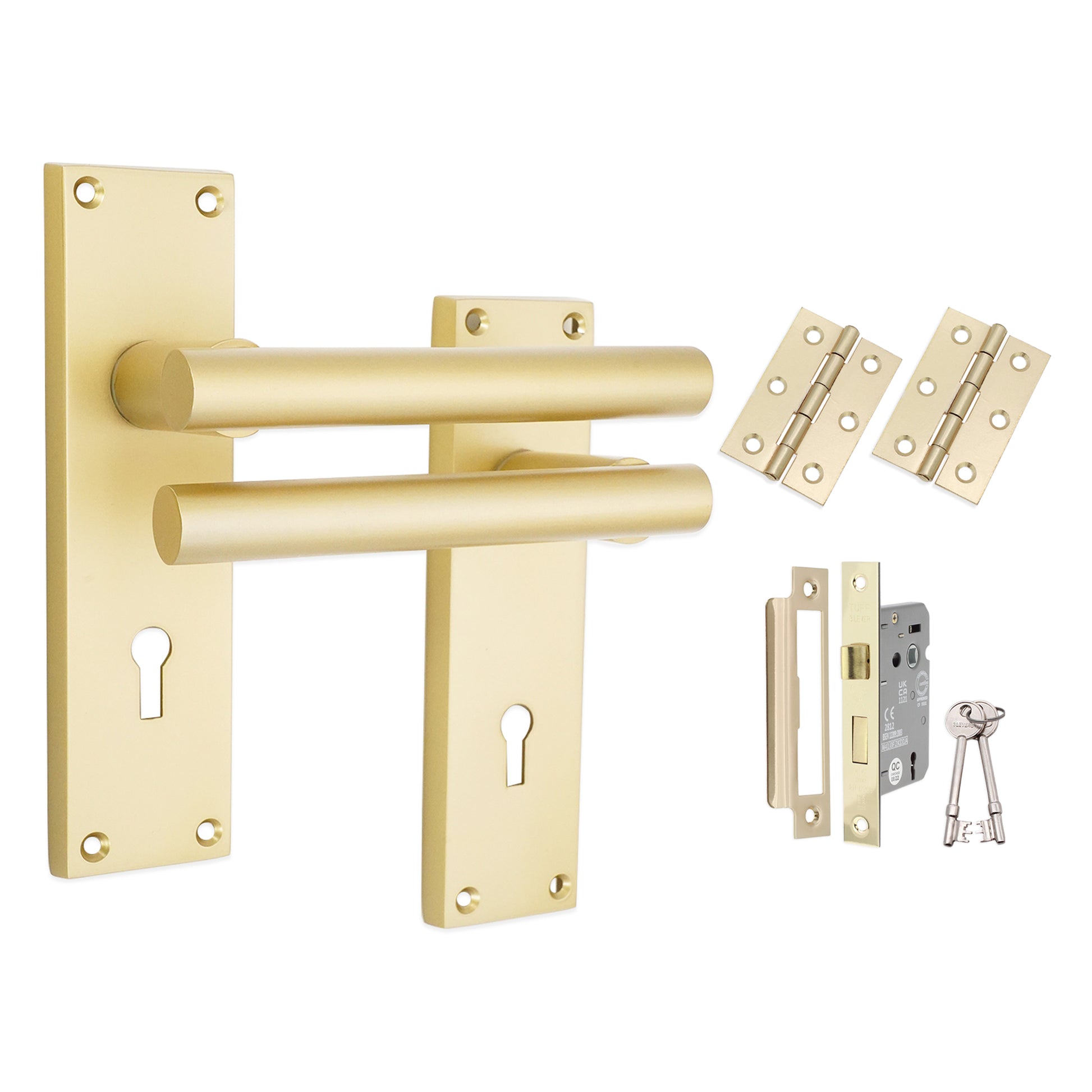 Lever on Backplate Lock Pack Home Decor