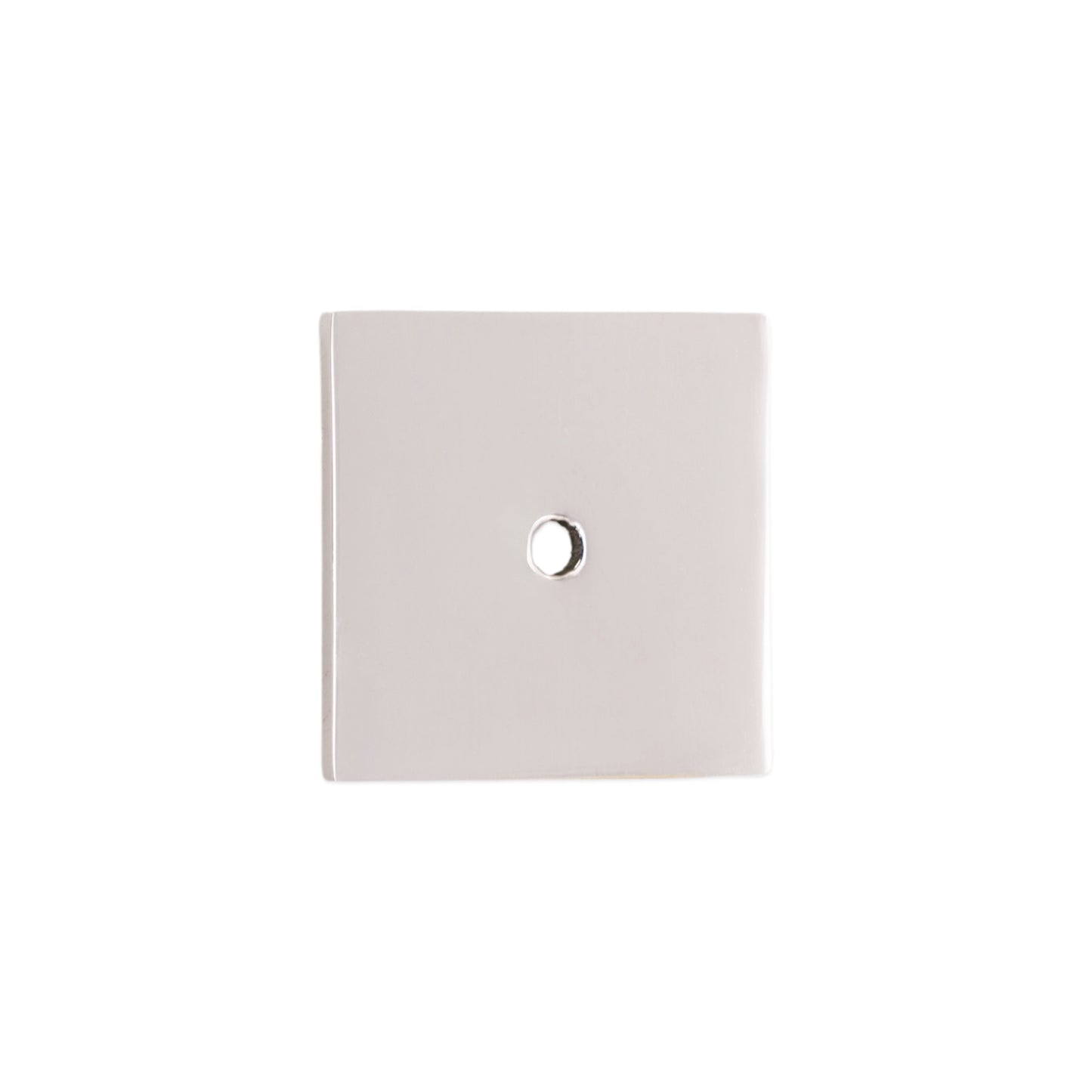 Square Backplate for Cupboard Knobs Polished Nickel