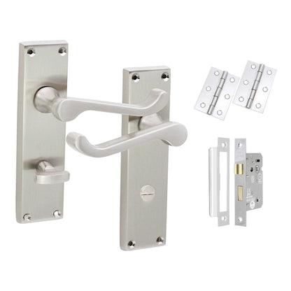 Lever on Backplate Bath Pack Home Decor