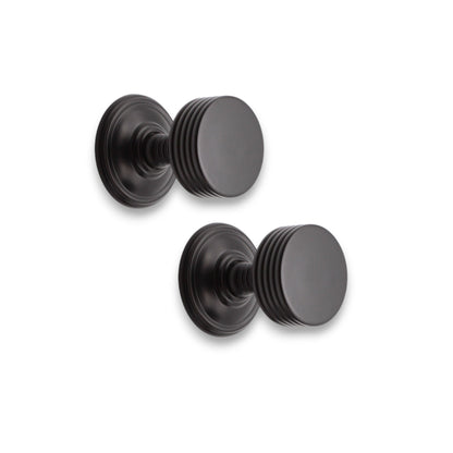 Oxford Mortice Door Knob Matt Black Home Decor