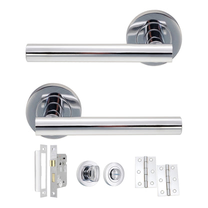 Lever on Rose Bath Pack Home Decor