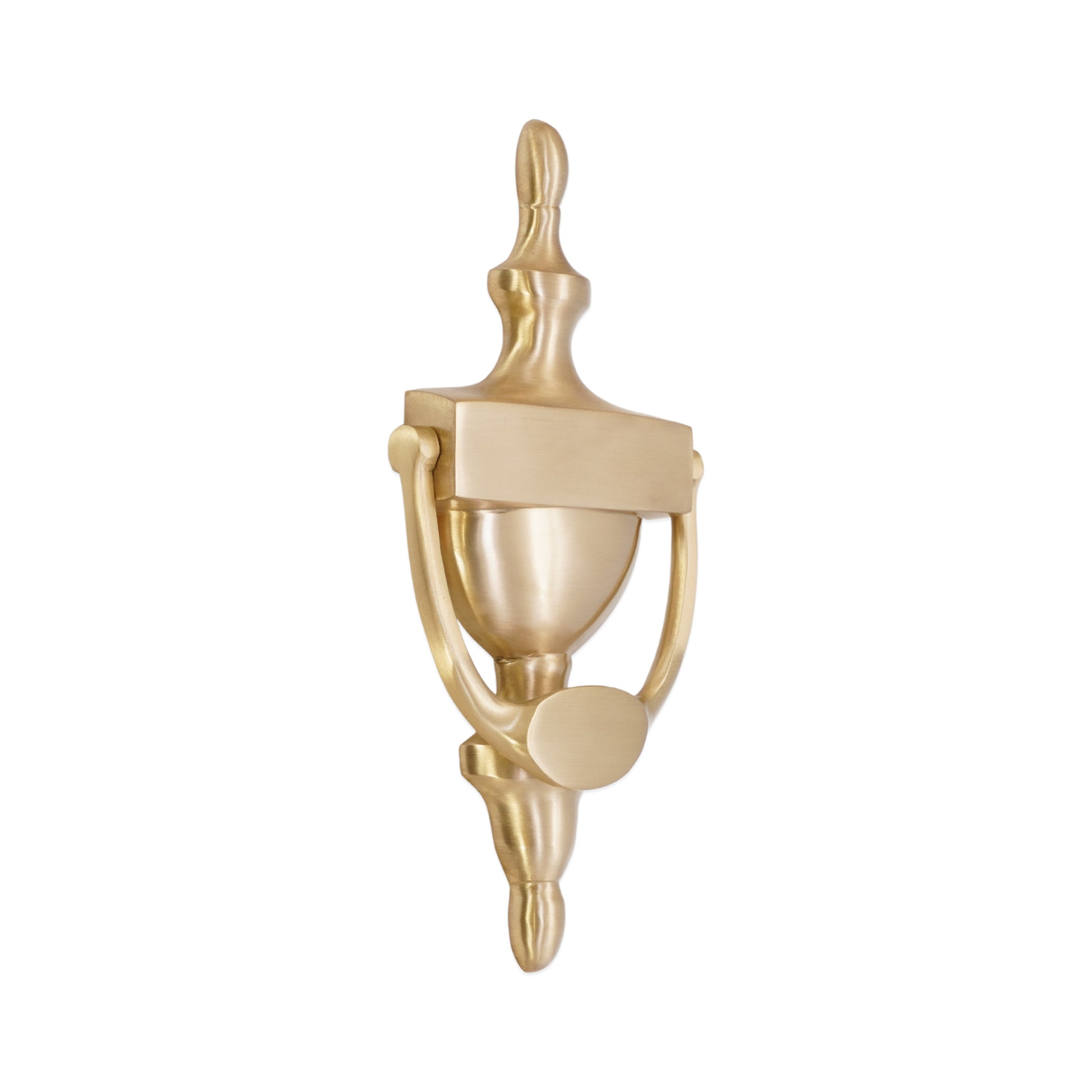 Satin Brass Victorian Door Knocker Home Decor