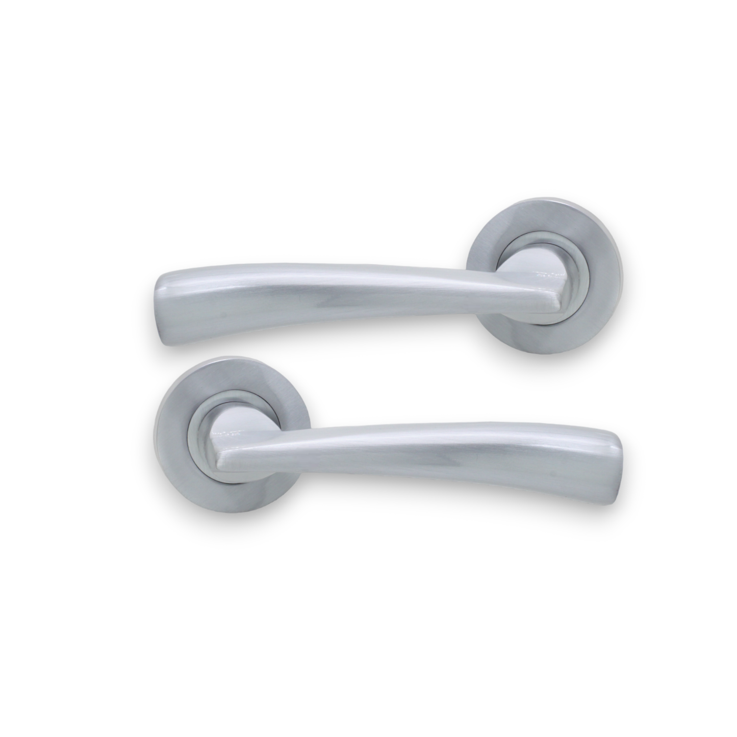 Satin Chrome Lever Door Handle Home Decor  