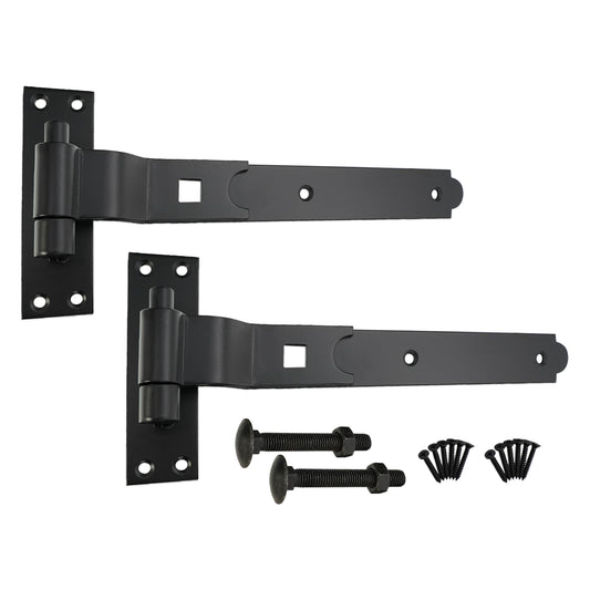 Hook and Band Hinge (2)- Cranked 24" - 600mm Black