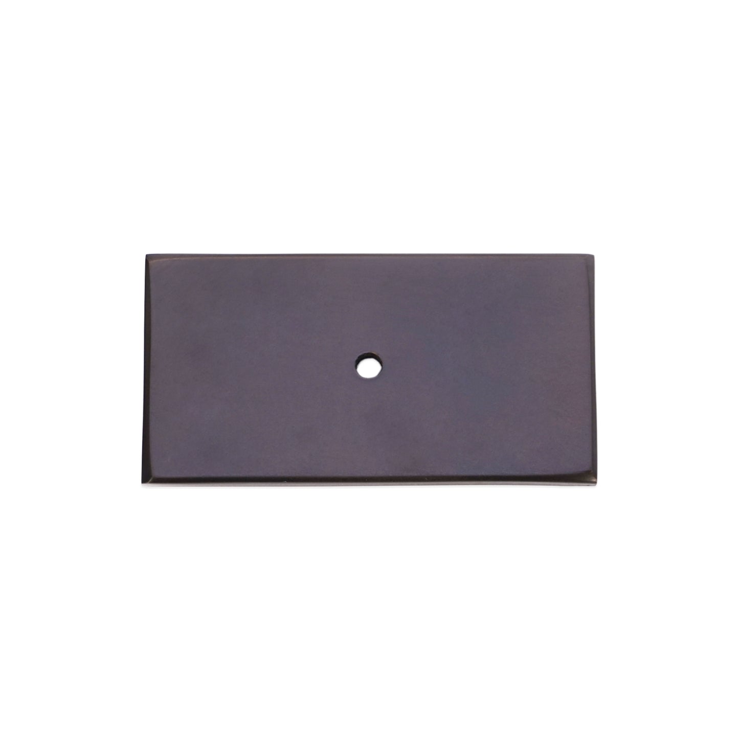 Rectangle Backplate for Cupboard Knobs Aged Bronze