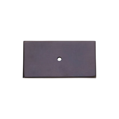 Rectangle Backplate for Cupboard Knobs Aged Bronze