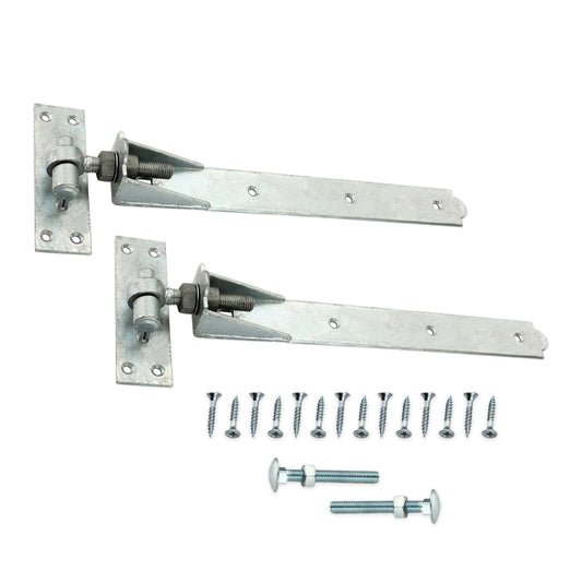 Hook and Band Hinge (2)- Adjustable 18" - 450mm Zinc