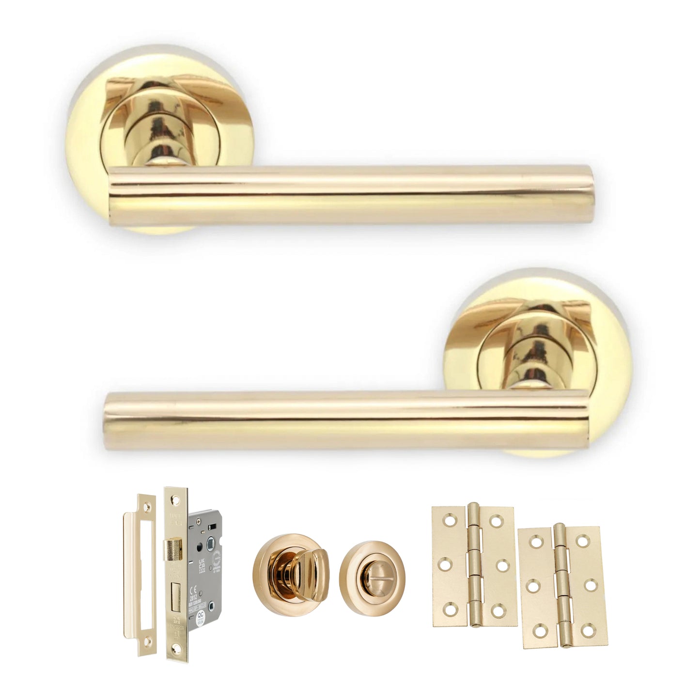 Lever on Rose Bath Pack Home Decor