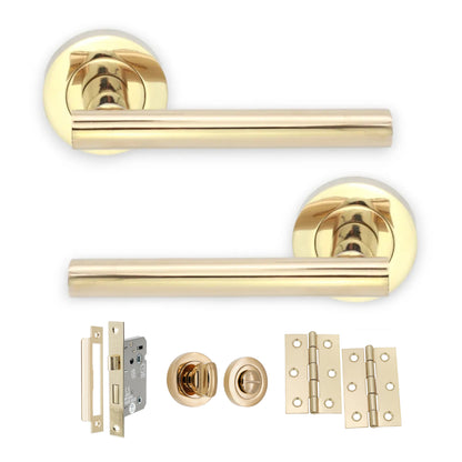 Lever on Rose Bath Pack Home Decor