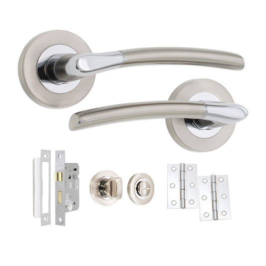 Slavia Lever on Rose Dual Tone Bath Pack