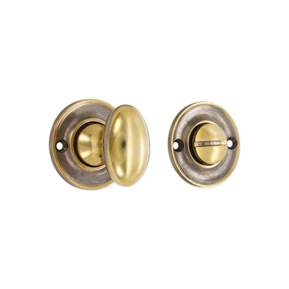 Slimline Turn & Release Aged Brass Home Decor 
