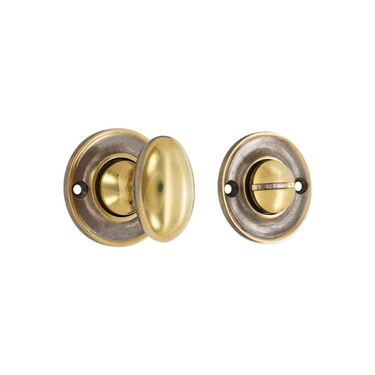 Slimline Turn & Release Aged Brass Home Decor 