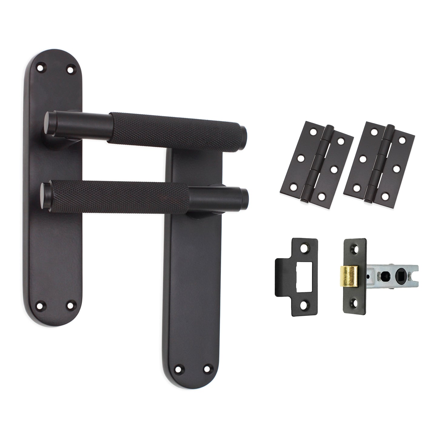 Lever on Backplate Latch Pack Home Decor