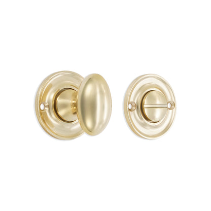 Slimline Turn & Release Polished Brass