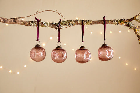 Pinched Bauble Christmas Home Decor 