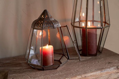 Nyiruan Lantern - Brass & Clear